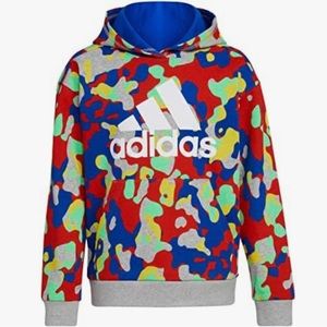 Adidas Hoodie Sweatshirt Size L Boy